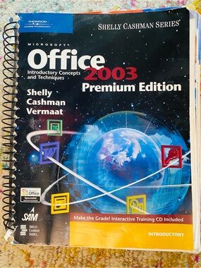 Microsoft Office 2003 Premium Edition Textbook + SAM Training CD Shelly Cashman
